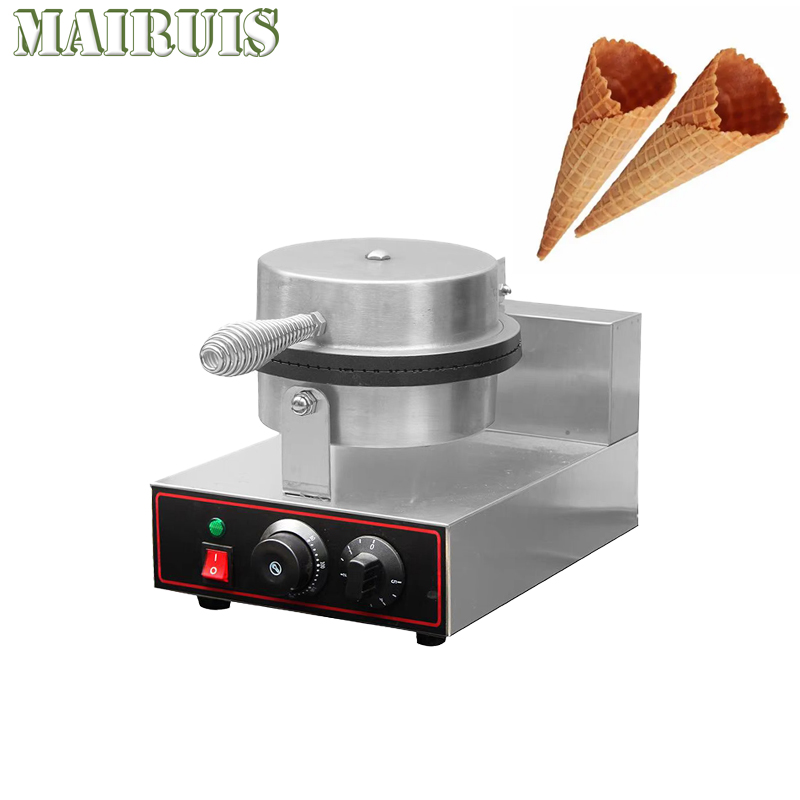 Waffle Cone Maker - Ticari Dondurma Külahı Yapıcı Yapışmaz Kaplamalı