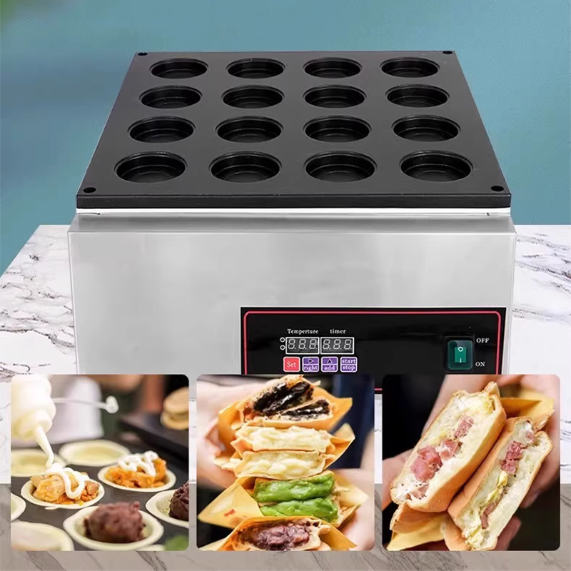 Tekerlekli kek makinesi Ticari - Egg Waffle Pan incelemesi ve fiyatı