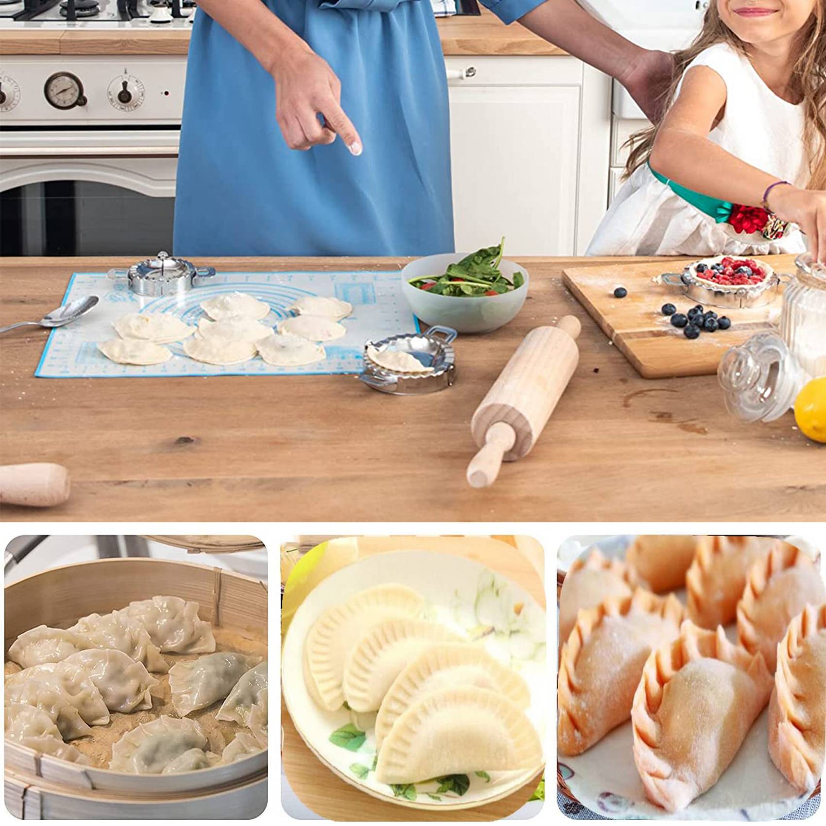 FAST-Mantı Yapma Seti, 8 Parça - Dumpling Press Set incelemesi ve fiyatı