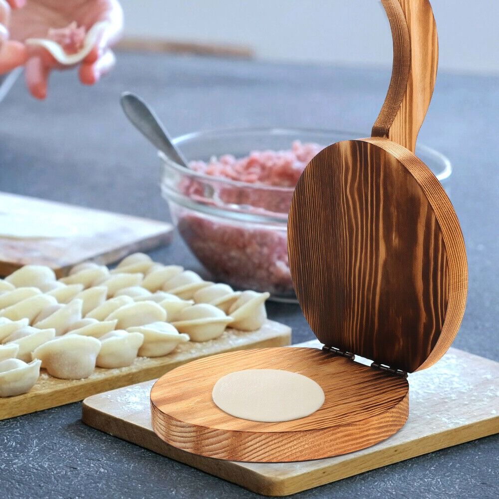 Ahşap hamur baskı Chapati bask - Dumpling Press Set incelemesi ve fiyatı