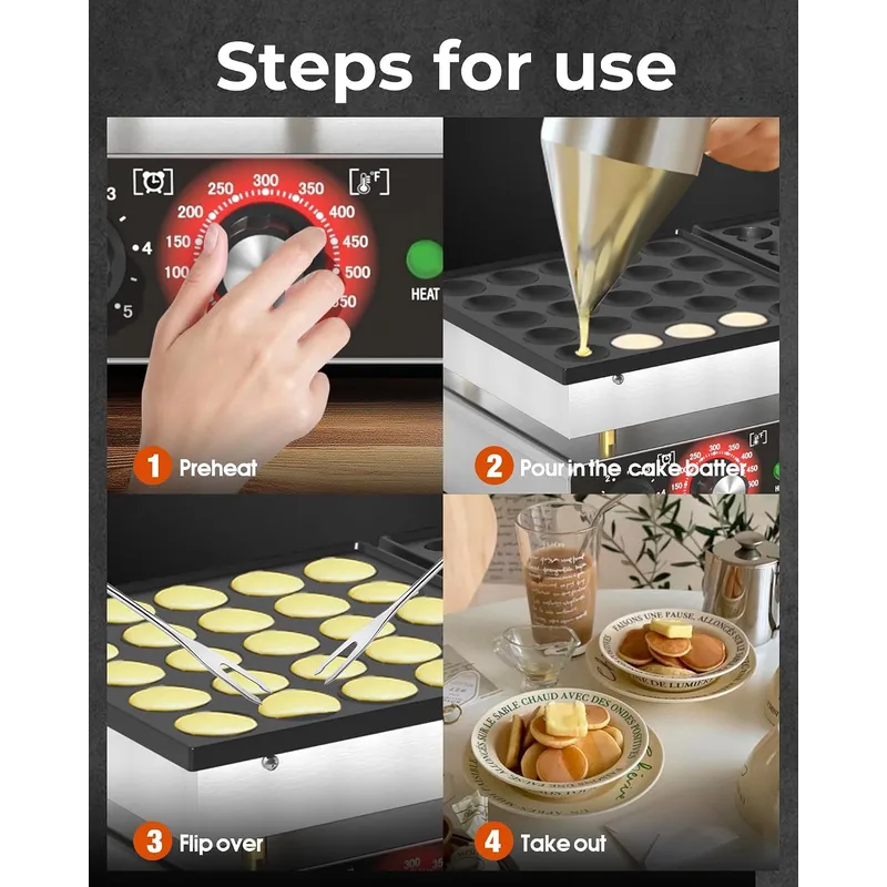 110V Mini Krep Makinesi, 50 Ad - Mini Pancake Griddle incelemesi ve fiyatı